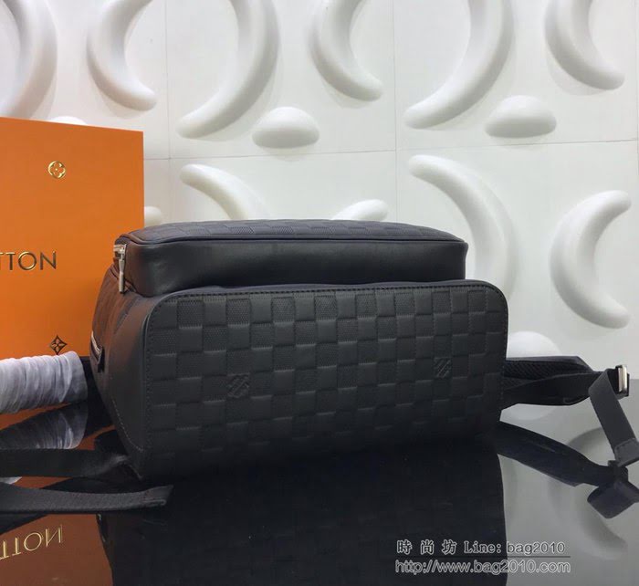 路易威登LV 頂級原單 N40094 Campus雙肩包 經典壓紋 Damier棋盤格 百搭款背包  ydh2618